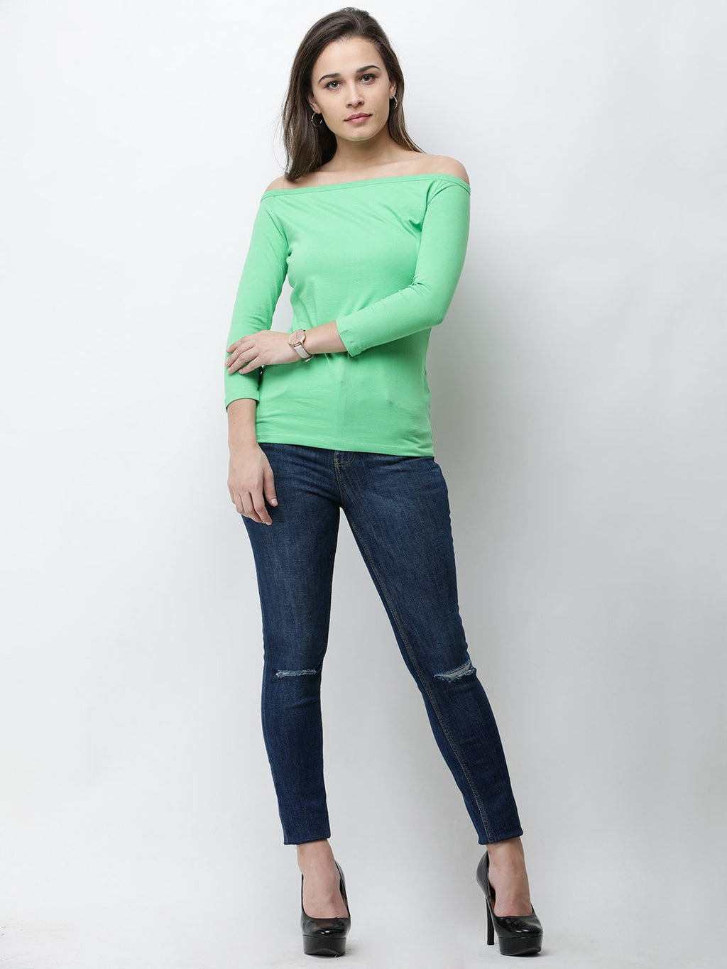 Green Solid Top