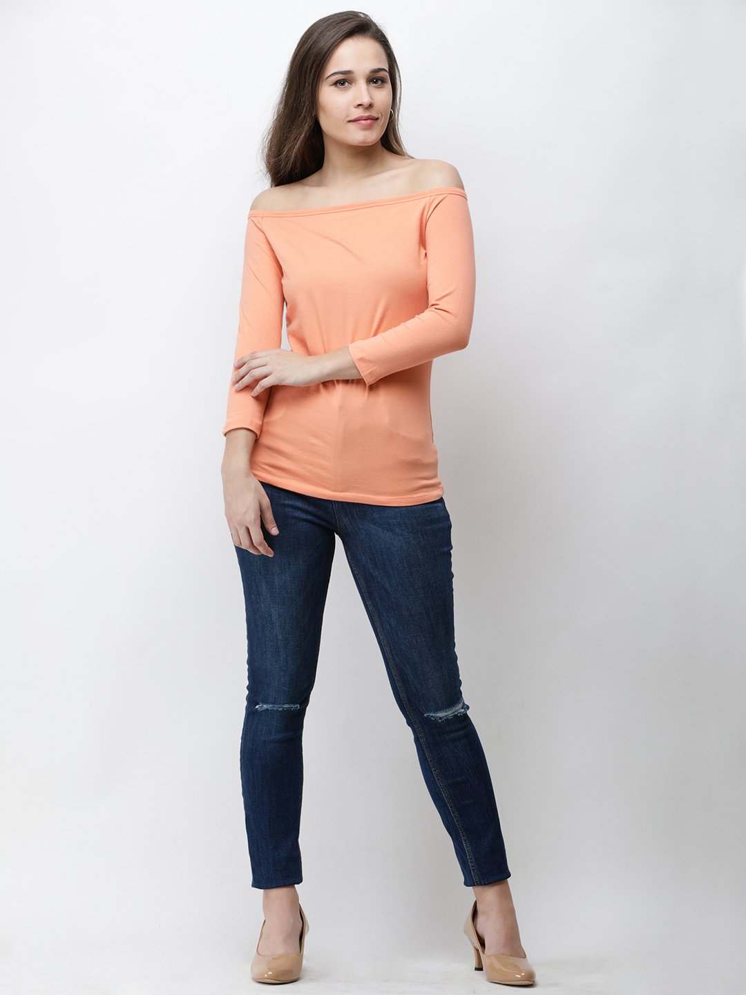 Orange Solid Top
