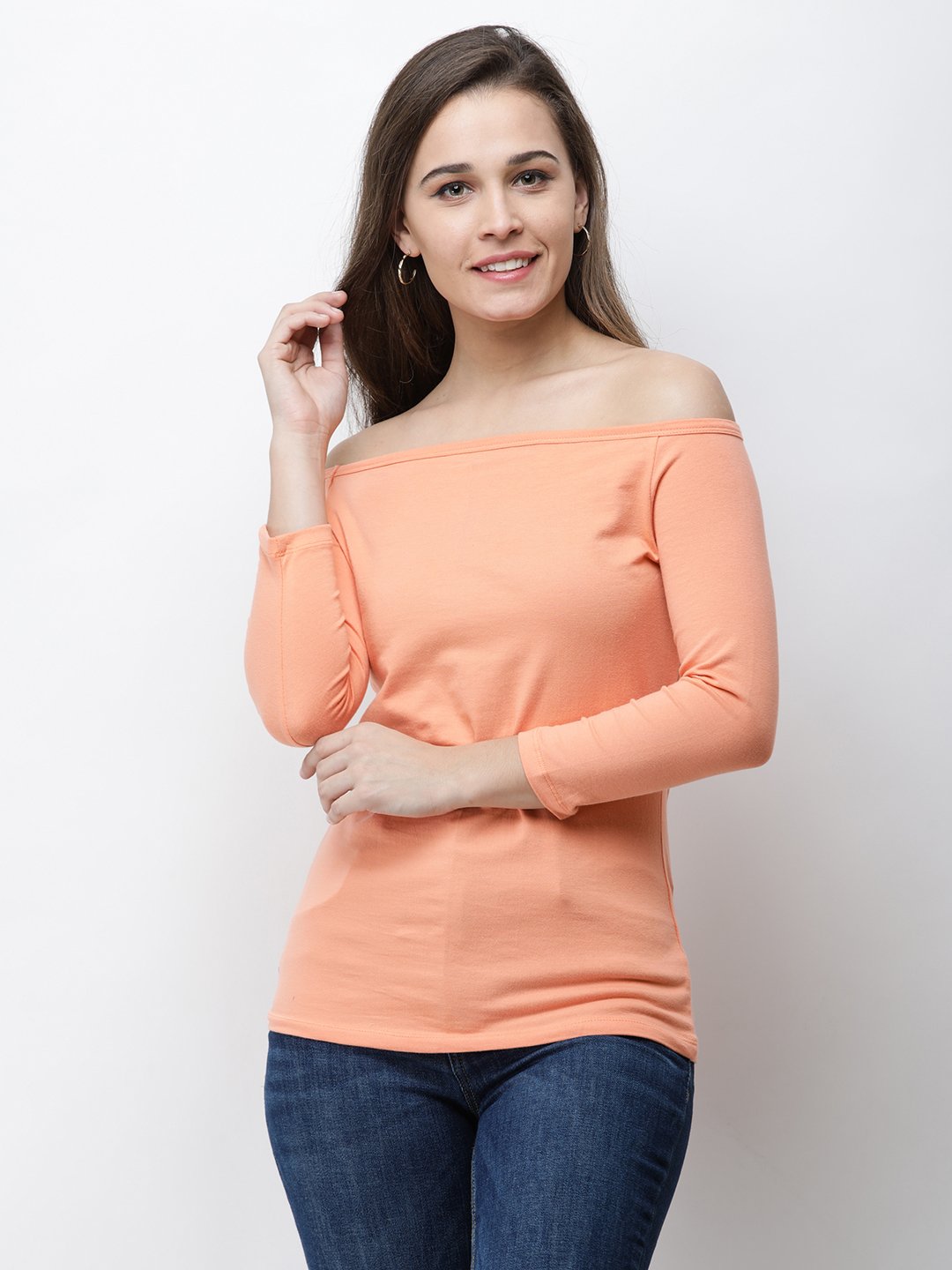 Orange Solid Top