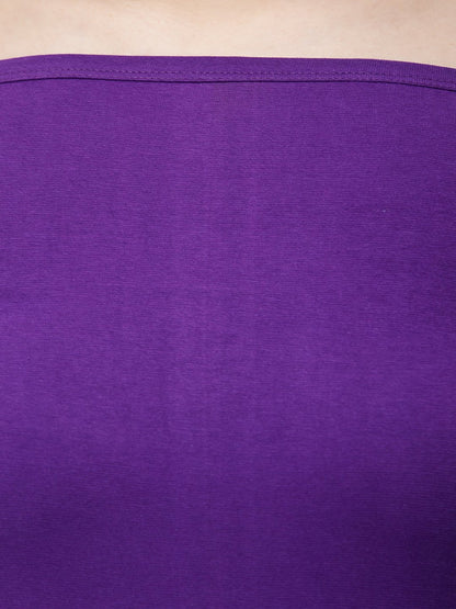 purple Solid Top