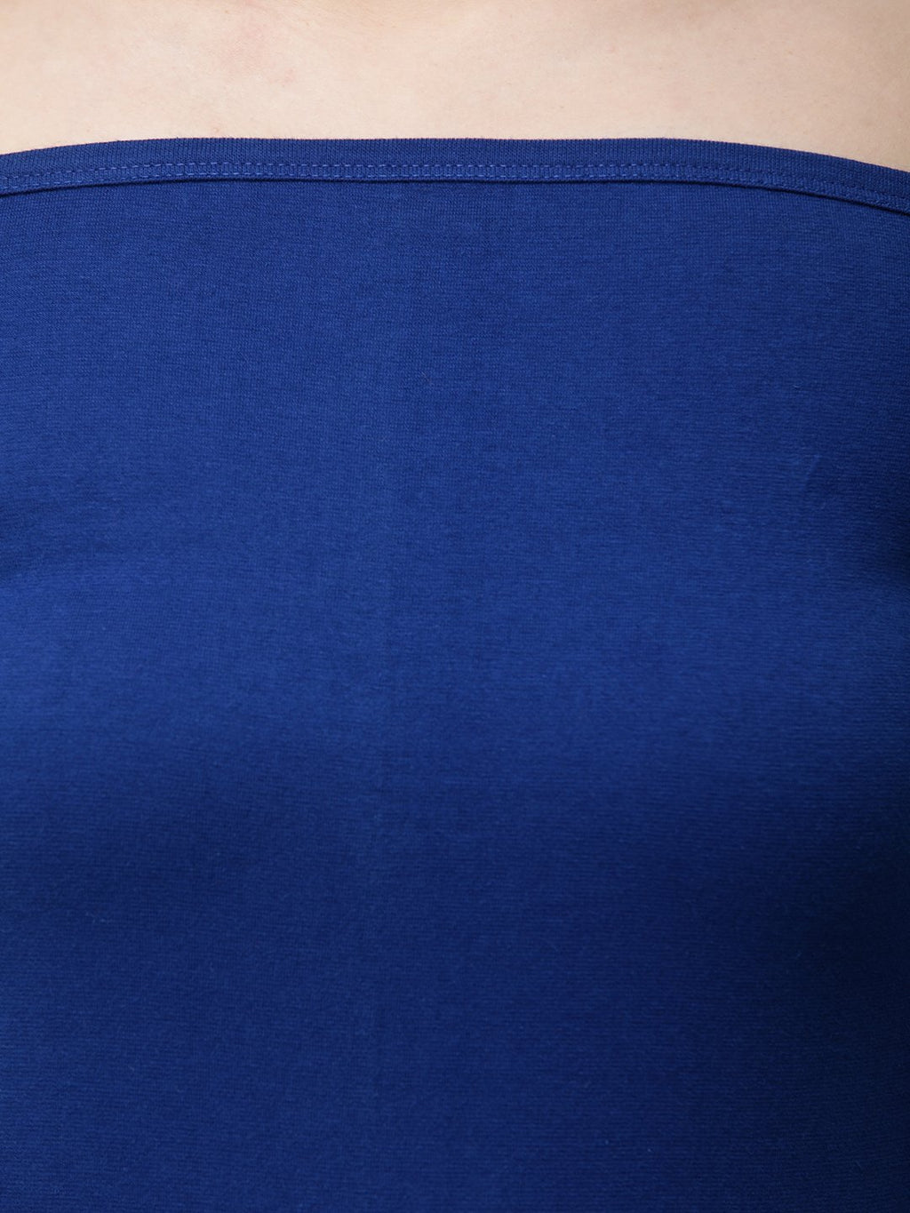 Blue Solid Top