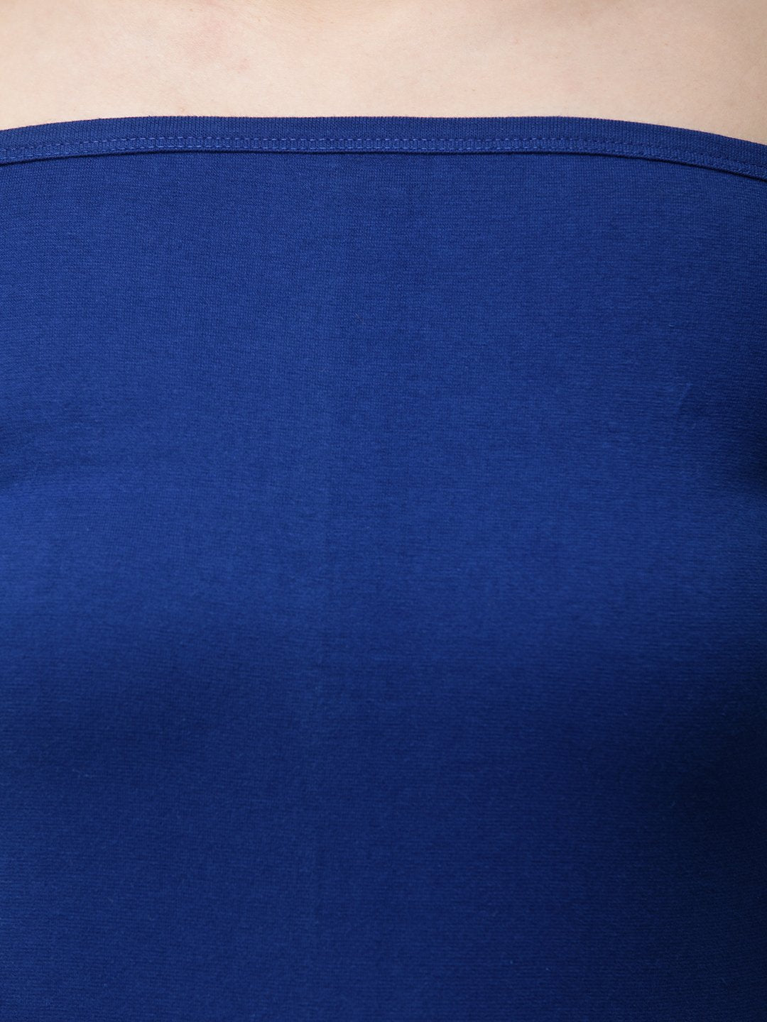 Blue Solid Top