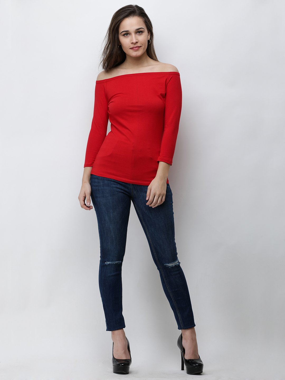 Red Solid Top
