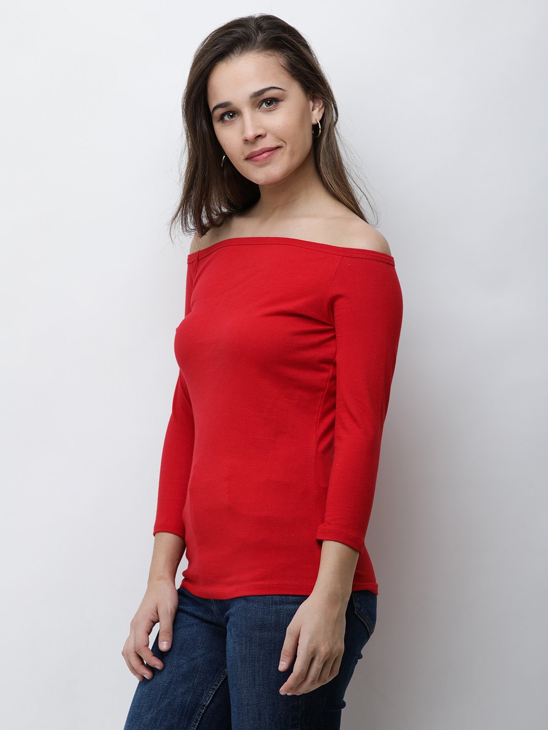 Red Solid Top