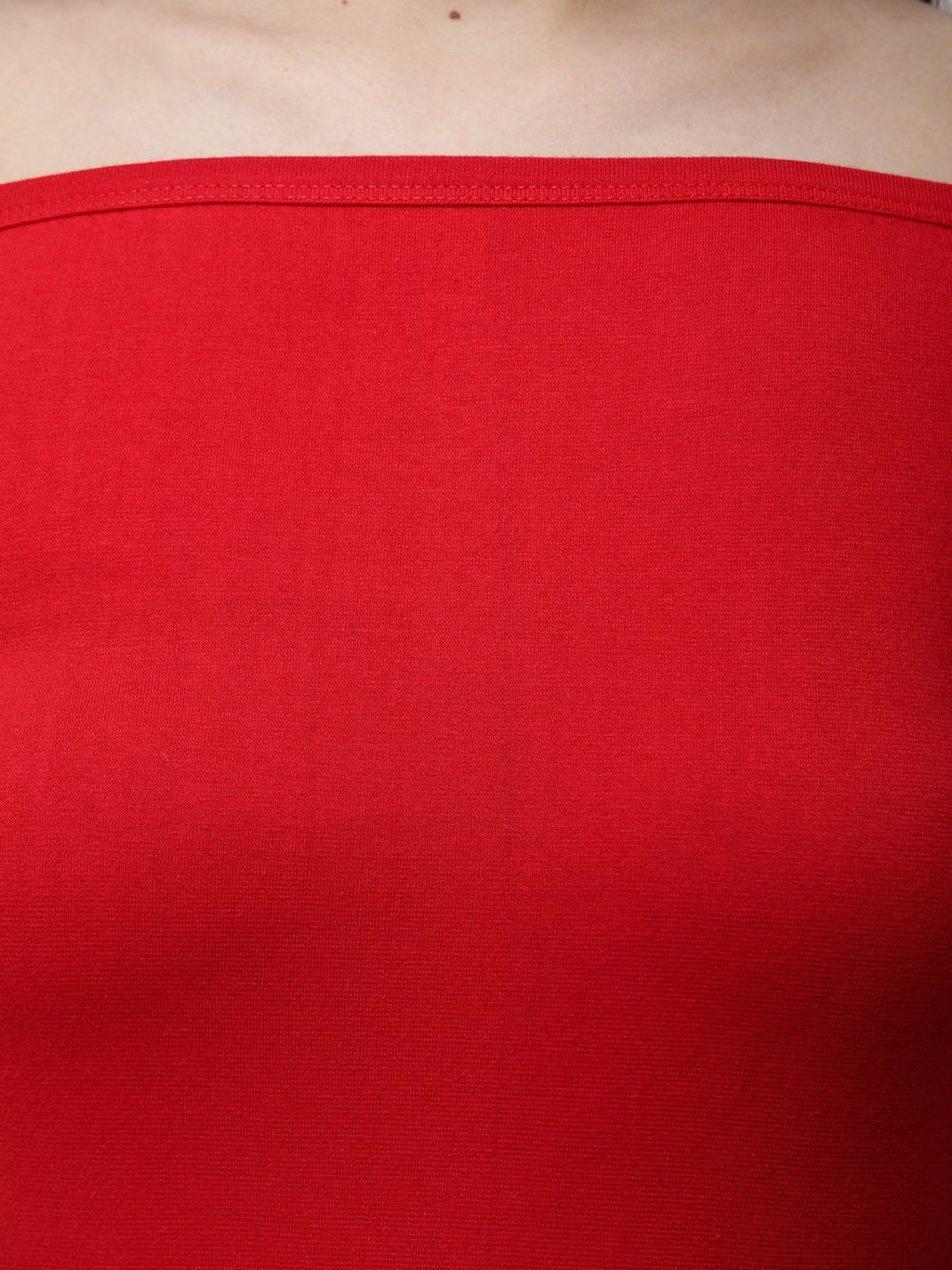 Red Solid Top