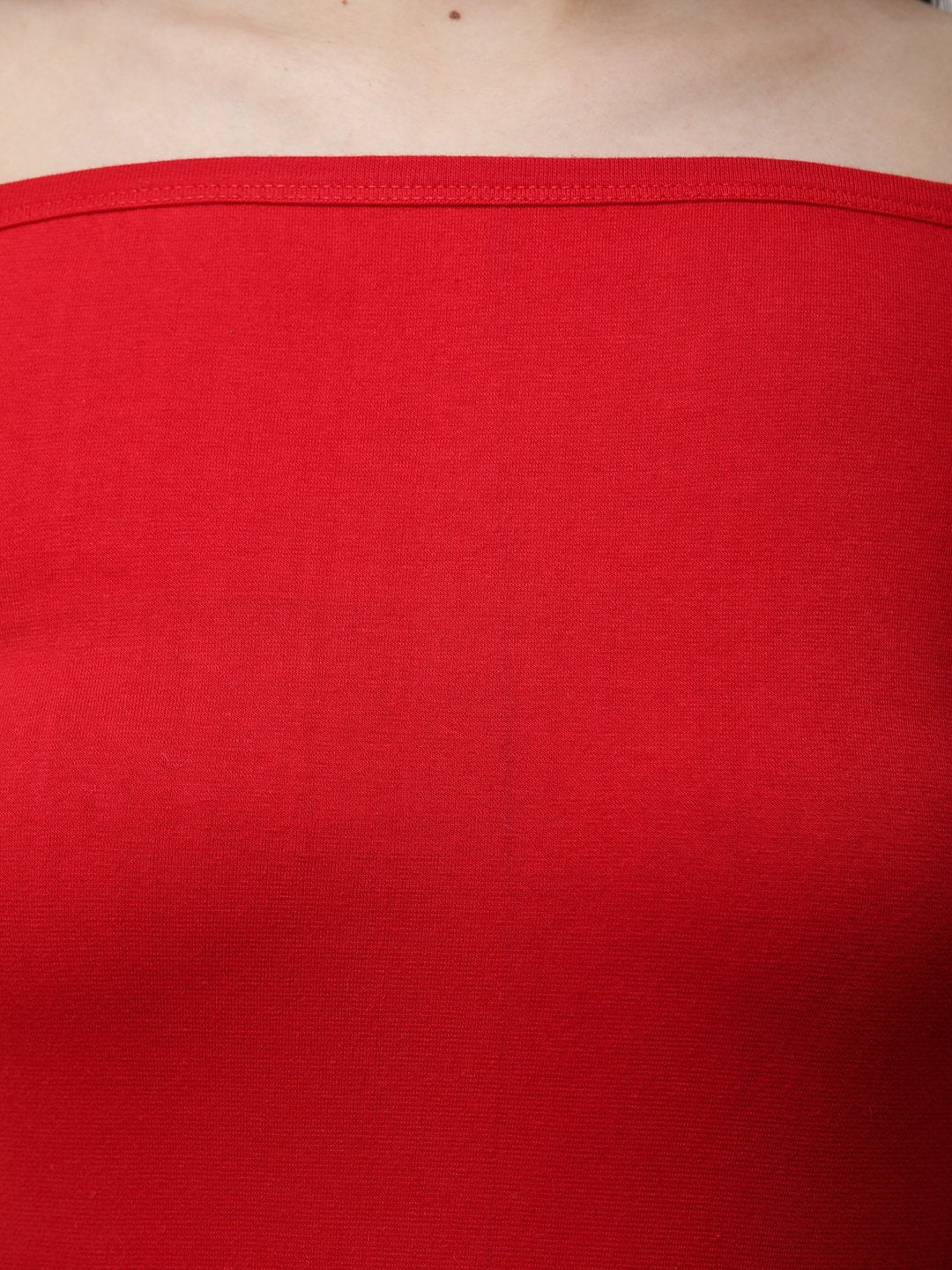 Red Solid Top