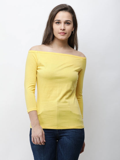 Yellow Solid Top