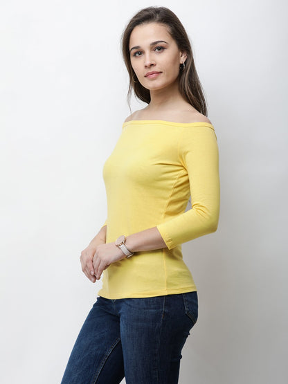 Yellow Solid Top