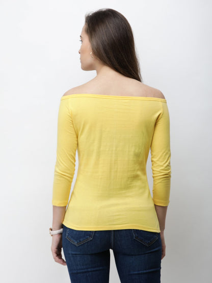Yellow Solid Top