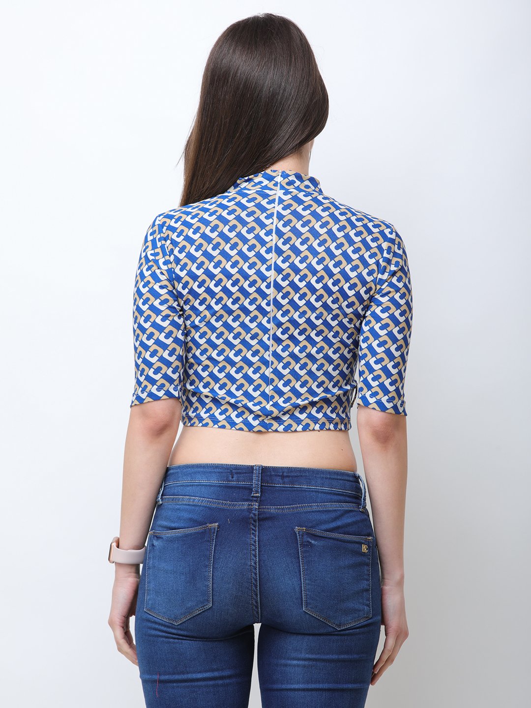 Printed Crop Top