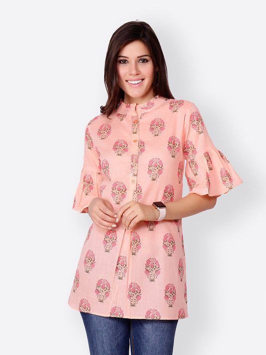 Cation Coral Printed Tunic