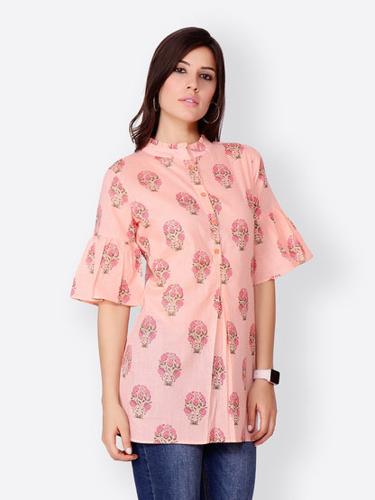 Cation Coral Printed Tunic