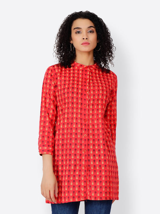 Cation Red Tunic