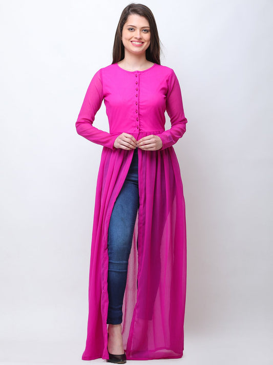 Magenta Solid Tunic