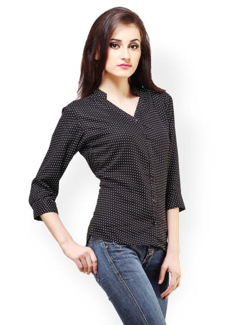 Black Polka Dot Shirt
