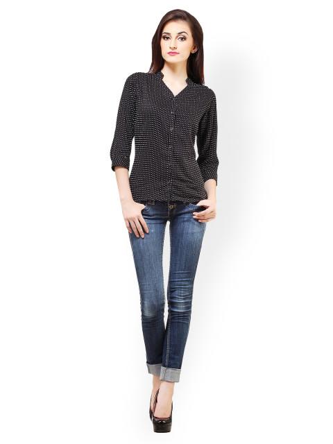 Black Polka Dot Shirt