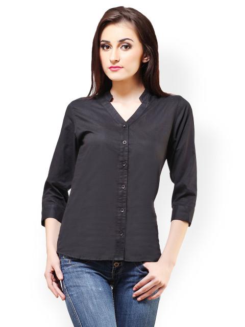 Black Solid Shirt